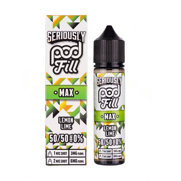 Seriously 50ml Shortfill Lemon Lime Max shortfill e-liquid