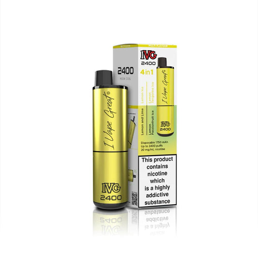 IVG 4in1 Lemon Edition (4 in 1) 2400 Puffs - Vape 7 Store