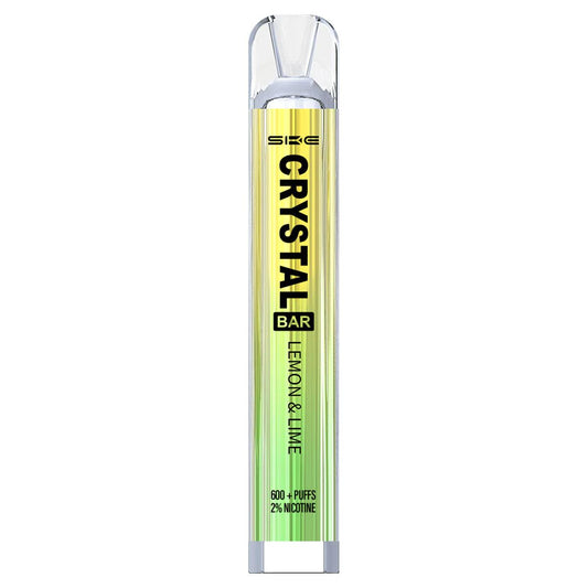 Crystal Bar Lemon & Lime 600 Puffs - Vape 7 Store