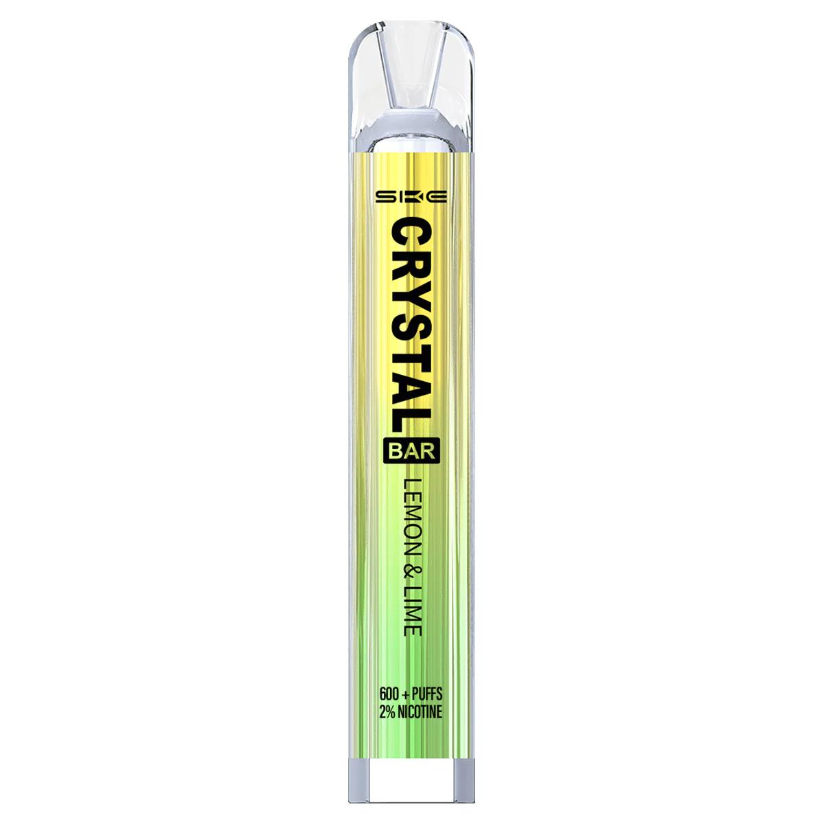 Crystal Vape Bar 600 Puffs Lemon & Lime - Vape 7 Store