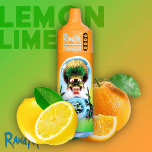 R&M 9000 Puffs Lemon lime - Vape 7 Store