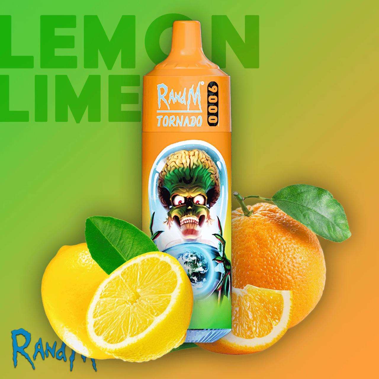 RandM Tornado Lemon lime 9000 Puffs - Vape 7 Store