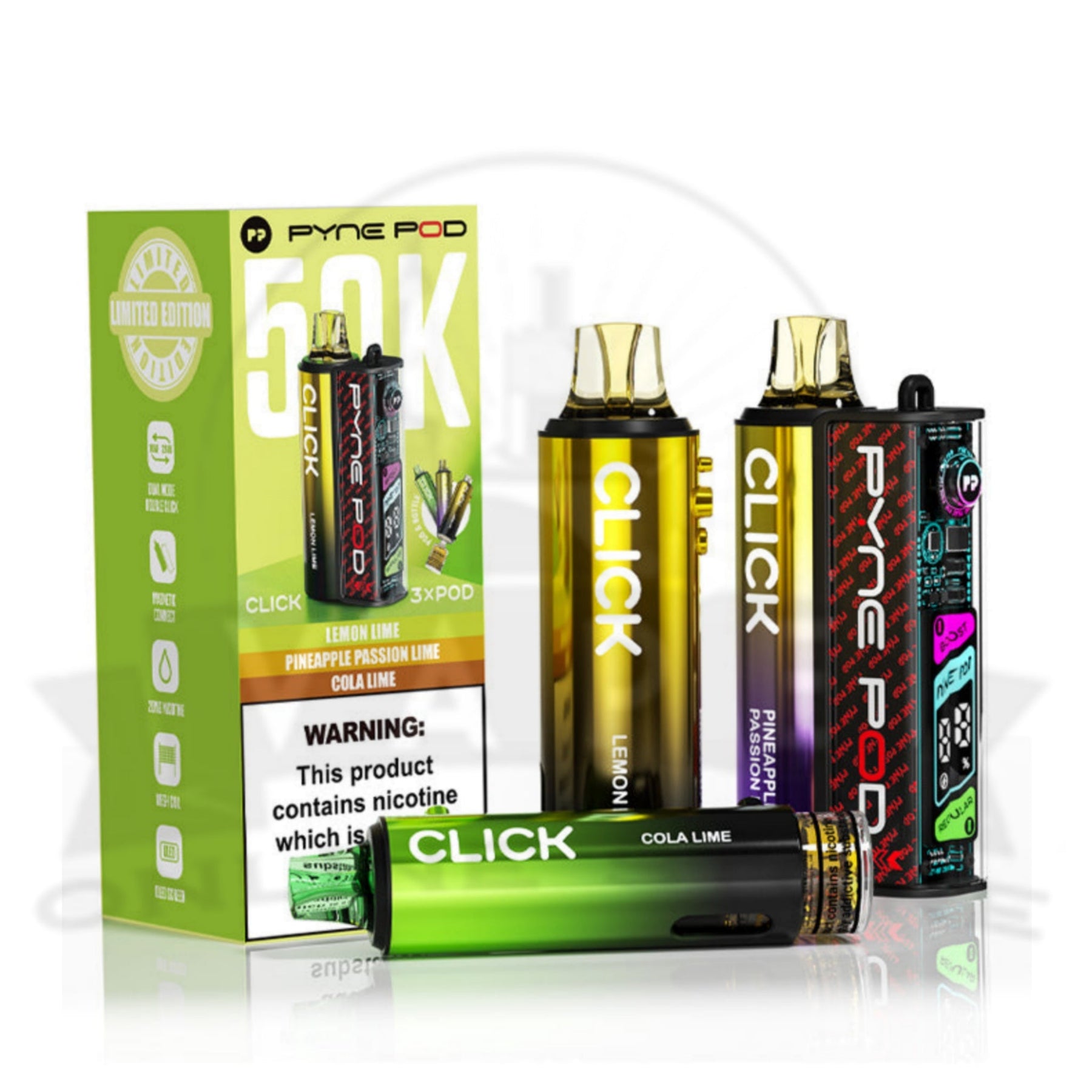 Pyne Pod Click 50K Lime Edition UK