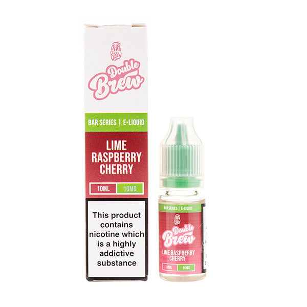 Ohm Brew Double Brew Lime Raspberry Cherry Bar nic salt e-liquid