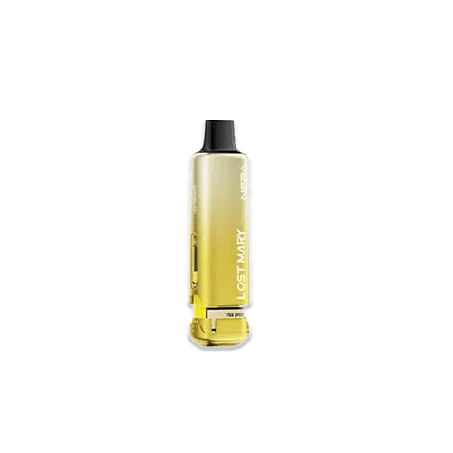Lost Mary NERA Mango Dragon Fruit refill pod with golden and pink tropical design