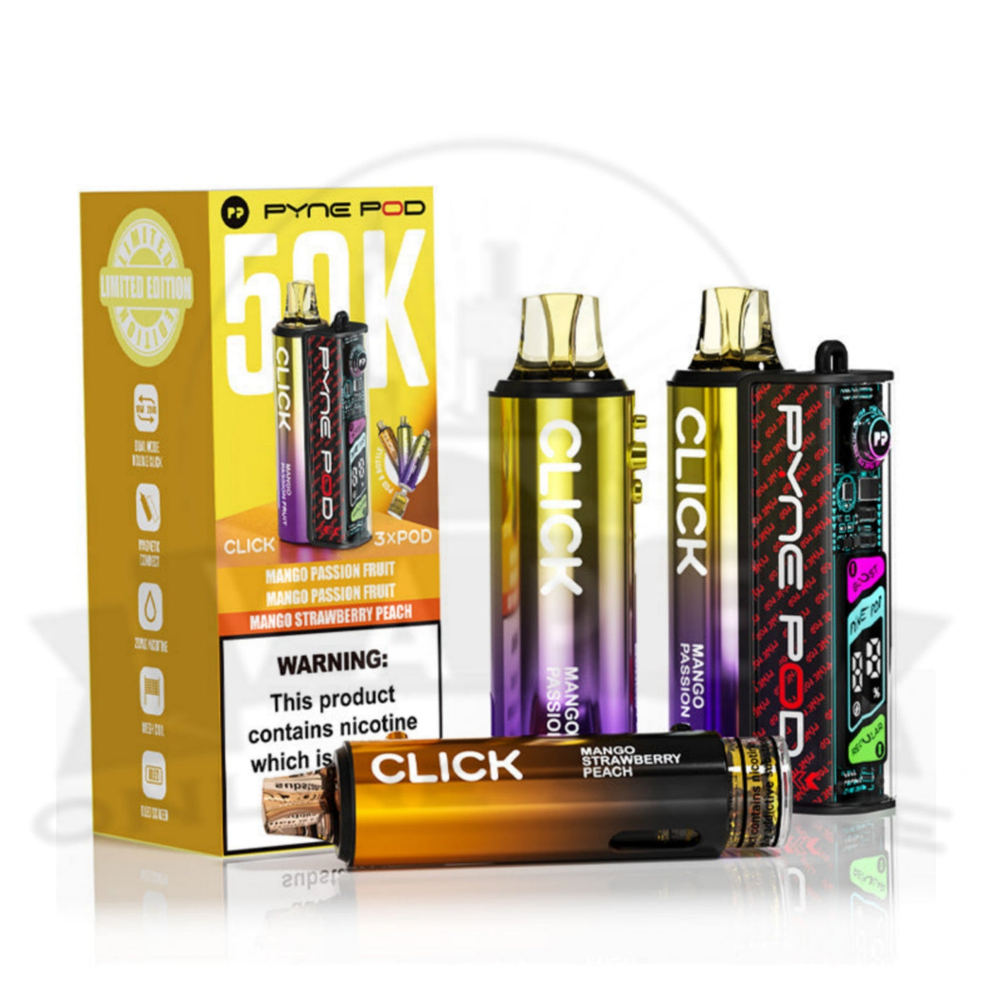 Pyne Pod Click 50K Mango Edition UK