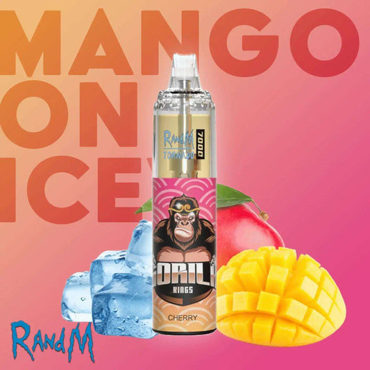 R&M Tornado Mango On Ice 7000 Puffs - Vape 7 Store