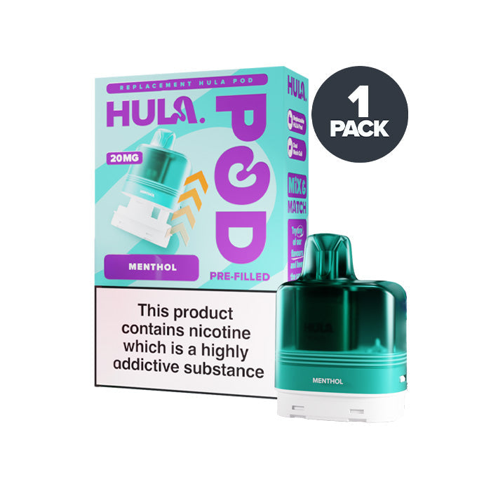 Hula Pods Menthol prefilled pod vape kit