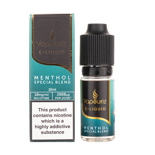 Vapouriz Nic Salt Menthol Special Blend Premium nic salt e-liquid