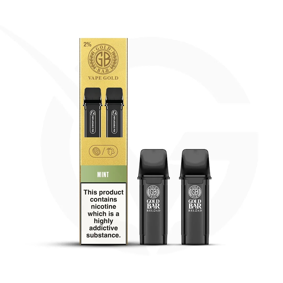 Gold Bar Reload Pods Mint prefilled pod vape kit