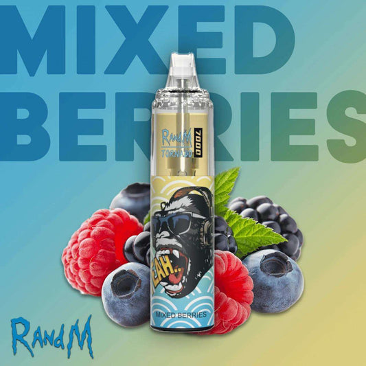 R&M Tornado Mixed Berries 7000 Puffs - Vape 7 Store