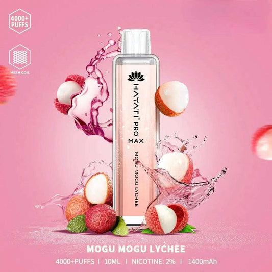 Hayati pro max Mogu Mogu lychee 4000 Puffs - Vape 7 Store