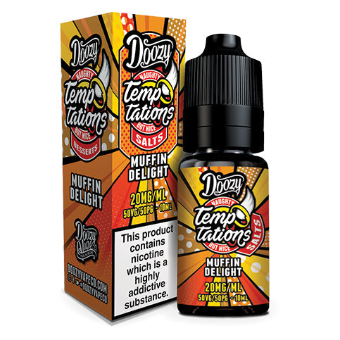 Doozy Vape Co Nic Salt Muffin Delight Temptation nic salt e-liquid