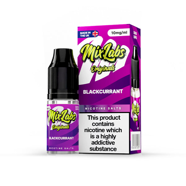 Mix Labs Salts Blackcurrant nic salt e-liquid