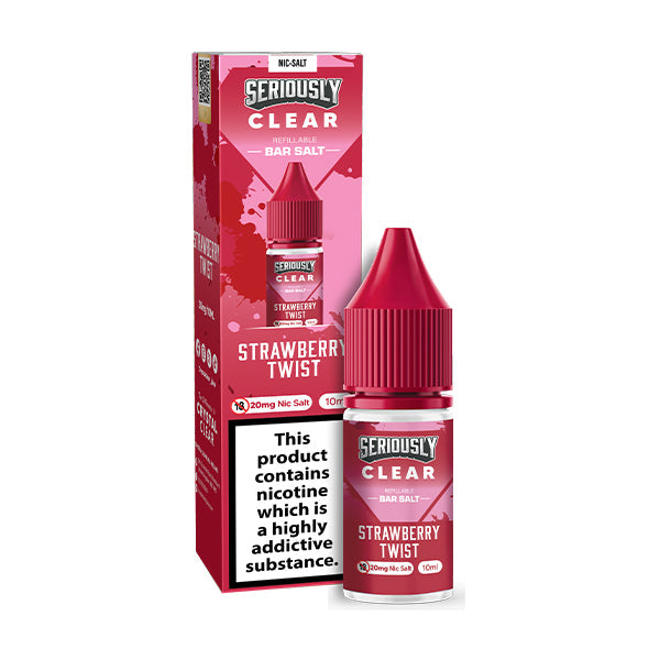 Seriously Nic Salt Clear Strawberry Twist nic salt e-liquid