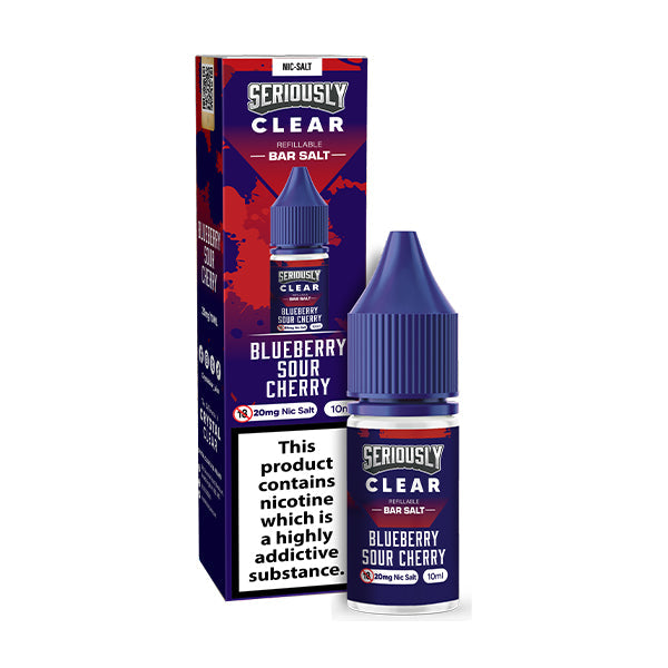 Seriously Nic Salt Clear Blueberry Sour Cherry nic salt e-liquid