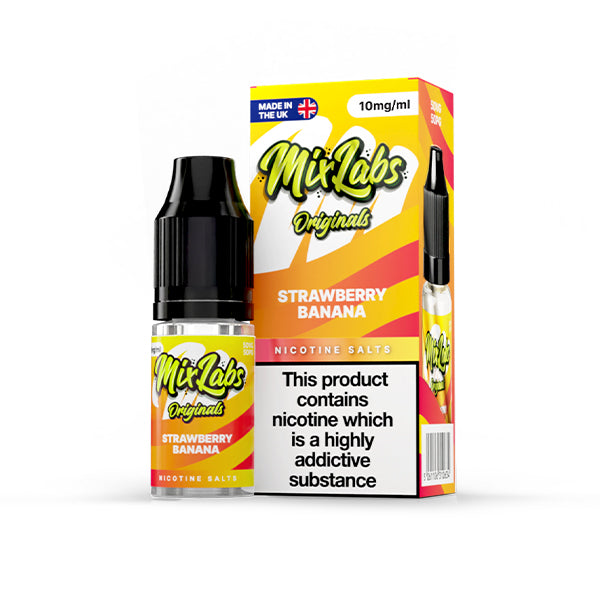 Mix Labs Salts Strawberry Banana nic salt e-liquid