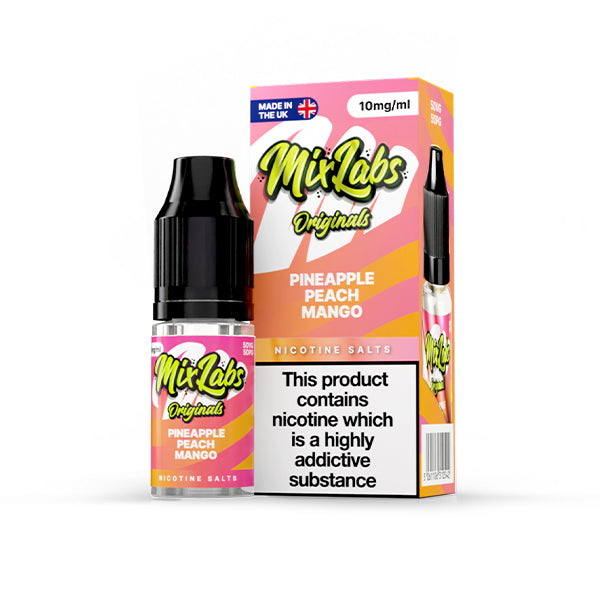 Mix Labs Salts Pineapple Peach Mango nic salt e-liquid