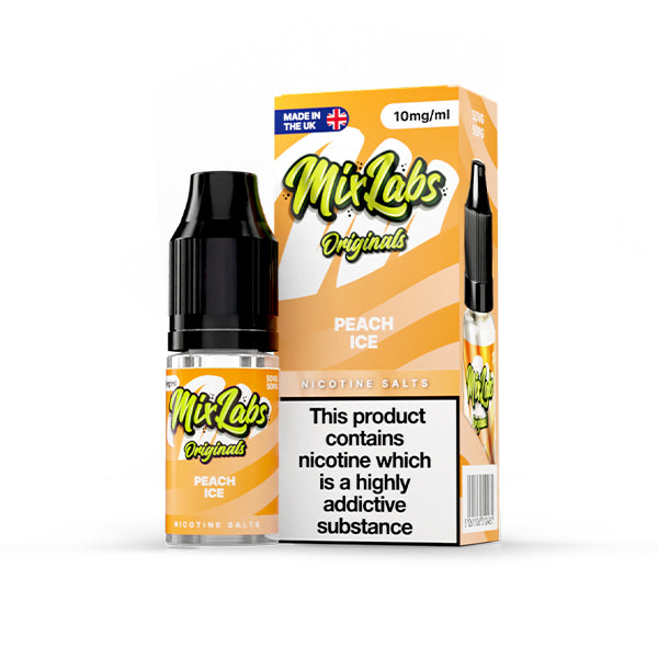 Mix Labs Salts Peach Ice nic salt e-liquid