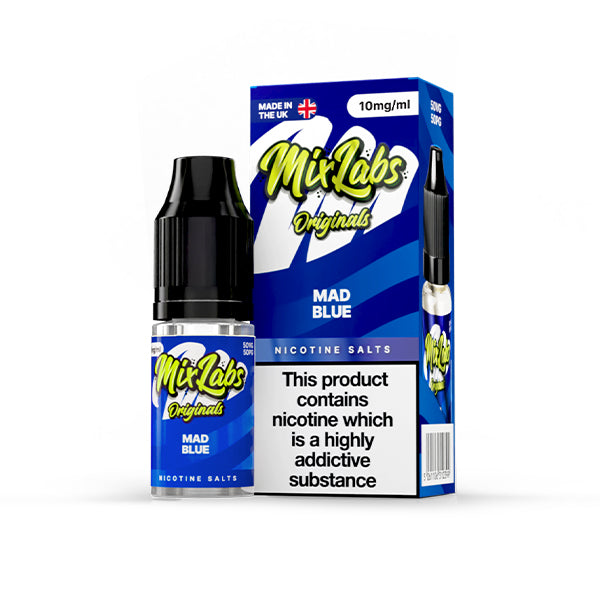 Mix Labs Salts Mad Blue nic salt e-liquid