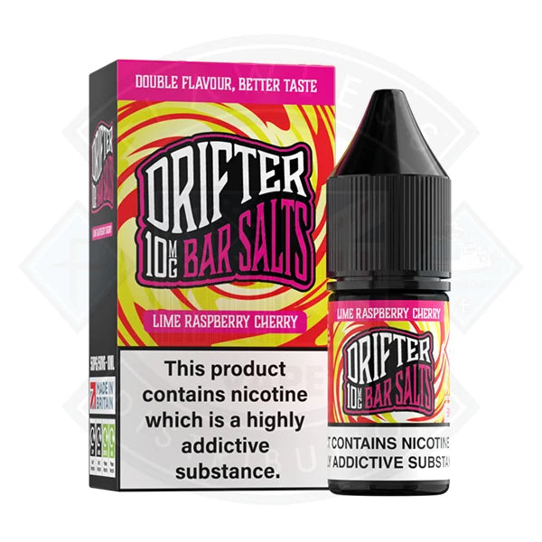 Drifter Bar Salts Lime Raspberry Cherry UK
