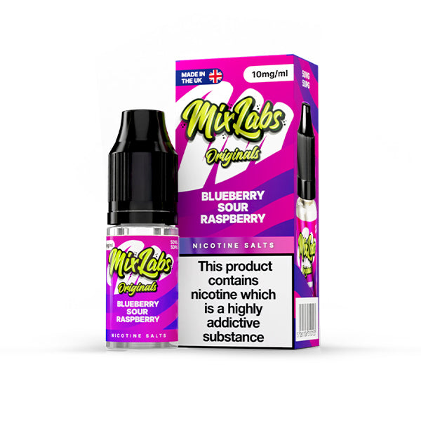 Mix Labs Salts Blueberry Sour Raspberry nic salt e-liquid