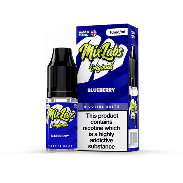 Mix Labs Salts Blueberry nic salt e-liquid