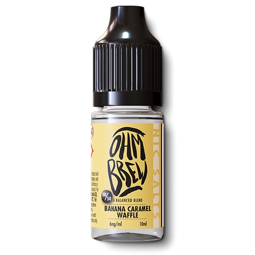 Ohm Brew Nic Salt Banana Caramel Waffle nic salt e-liquid
