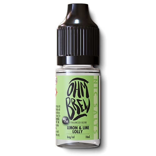 Ohm Brew Nic Salt Lemon Lime Lolly nic salt e-liquid