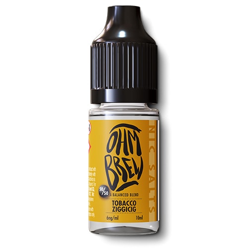 Ohm Brew Nic Salt Tobacco Ziggicig nic salt e-liquid