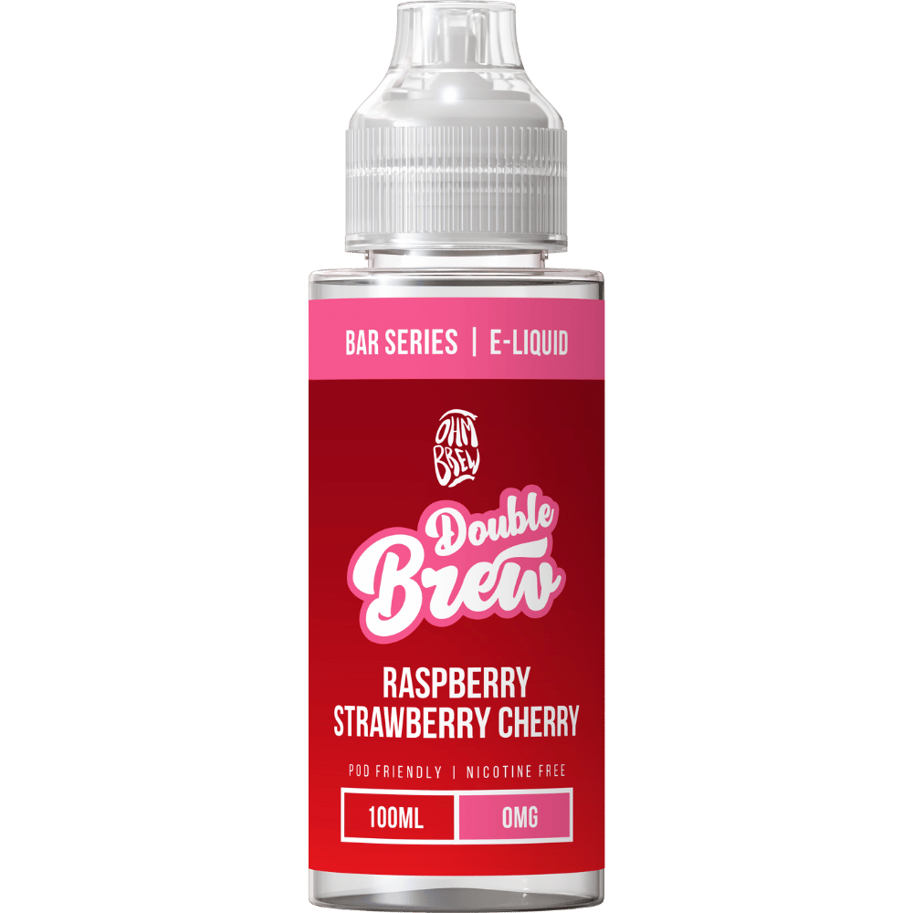 Ohm Brew 100ml Shortfill Raspberry Strawberry Cherry shortfill e-liquid
