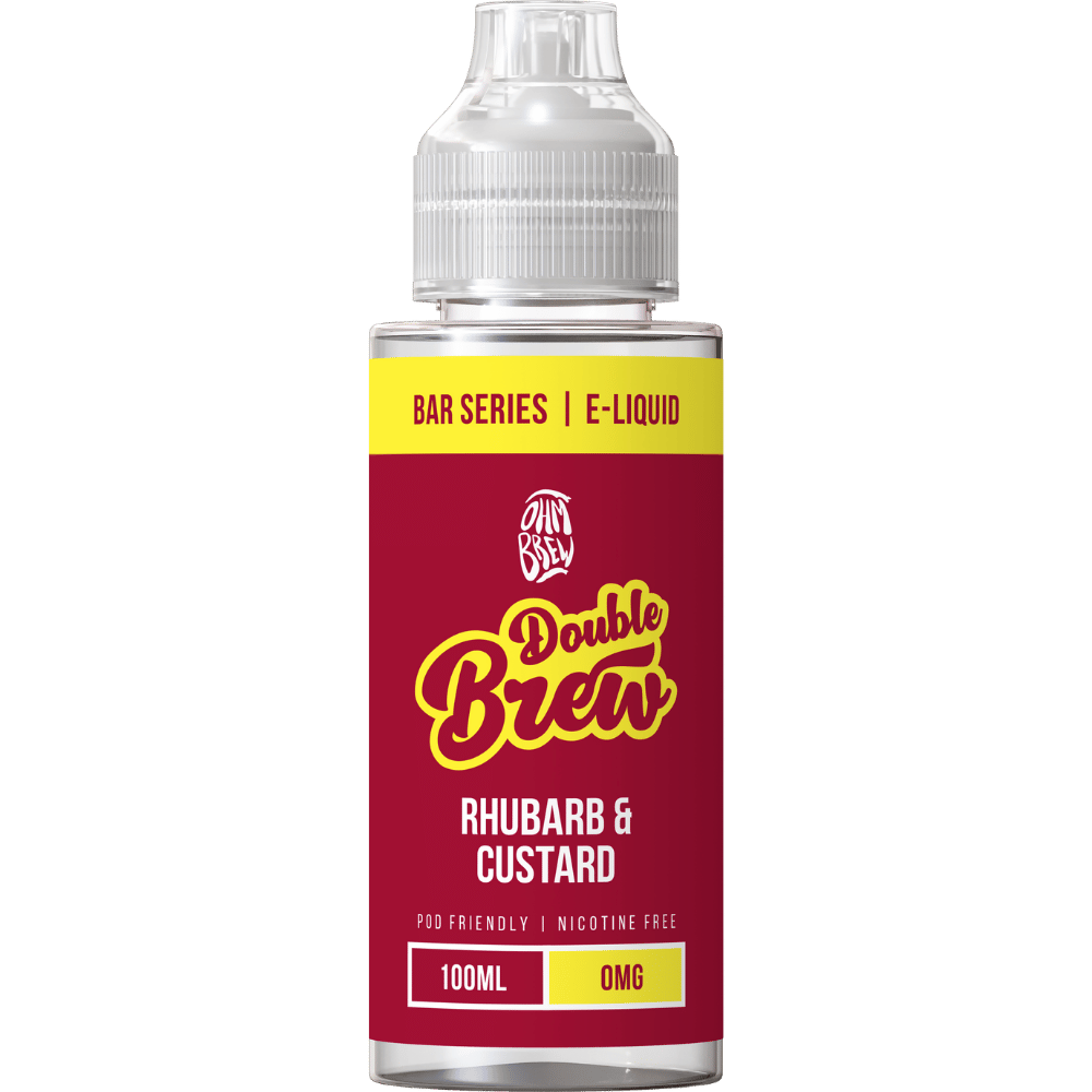 Ohm Brew 100ml Shortfill Rhubarb Custard shortfill e-liquid