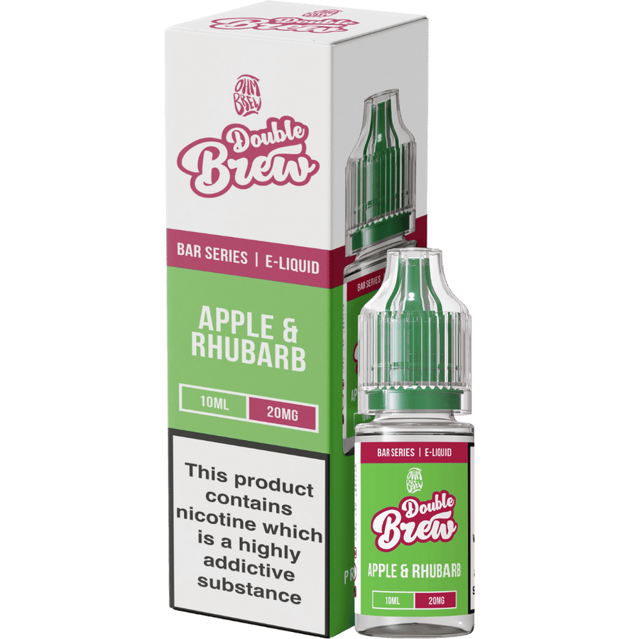 Ohm Brew Double Brew Apple Rhubarb nic salt e-liquid