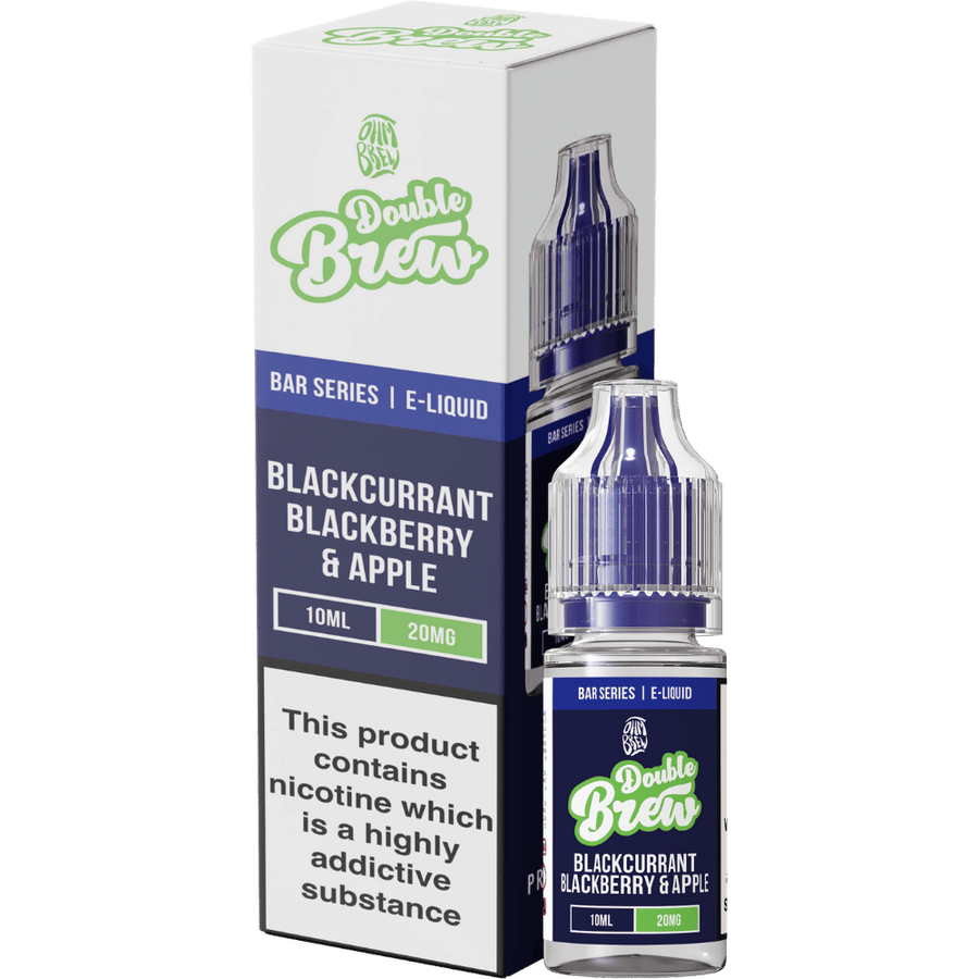 Ohm Brew Double Brew Blackcurrant Blackberry Apple nic salt e-liquid