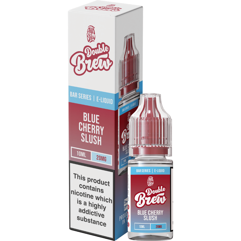 Ohm Brew Double Brew Blue Cherry Slush nic salt e-liquid
