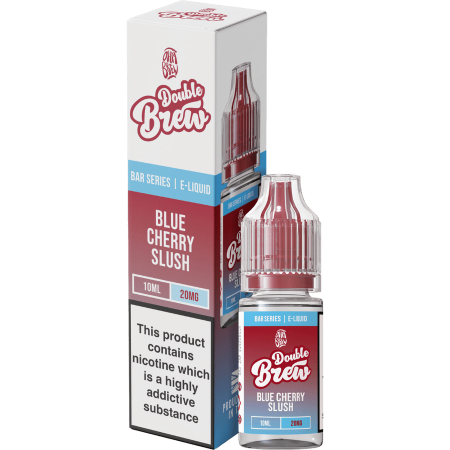 Ohm Brew Double Brew Blue Cherry Slush nic salt e-liquid
