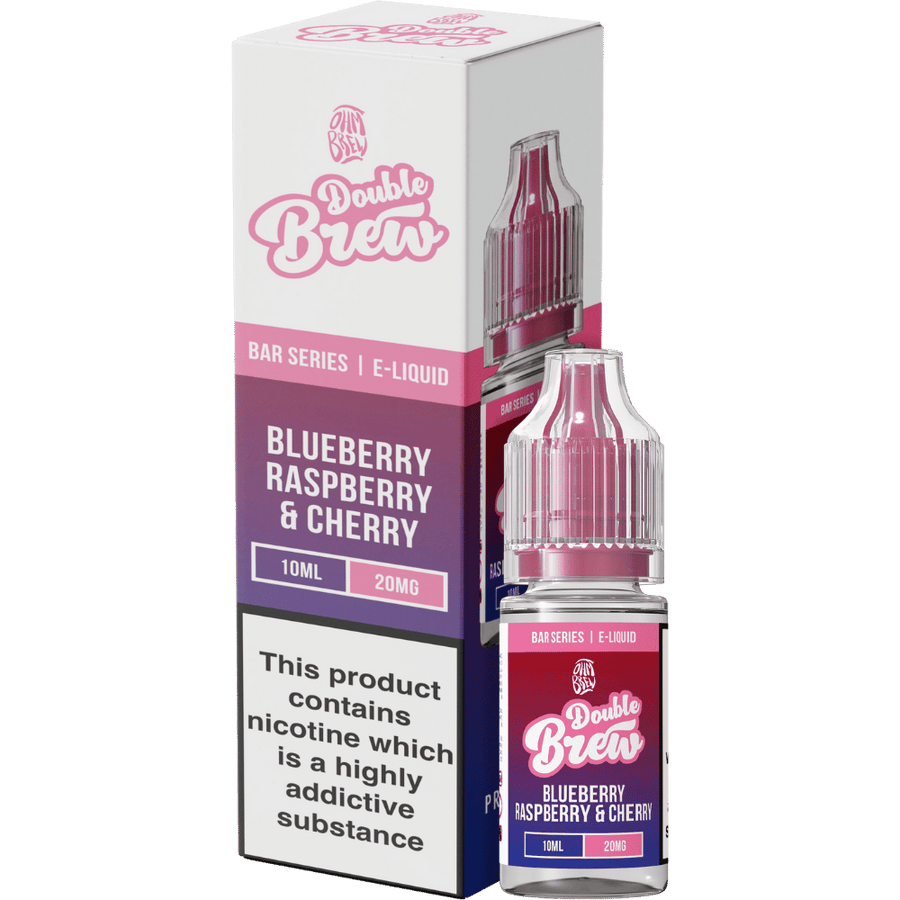 Ohm Brew Double Brew Blueberry Raspberry Cherry nic salt e-liquid