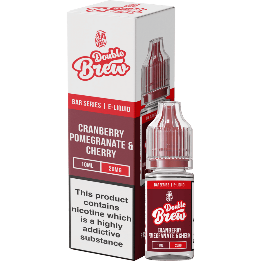 Ohm Brew Double Brew Cranberry Pomegranate Cherry nic salt e-liquid
