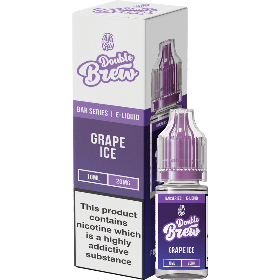 Ohm Brew Double Brew Grape Ice nic salt e-liquid