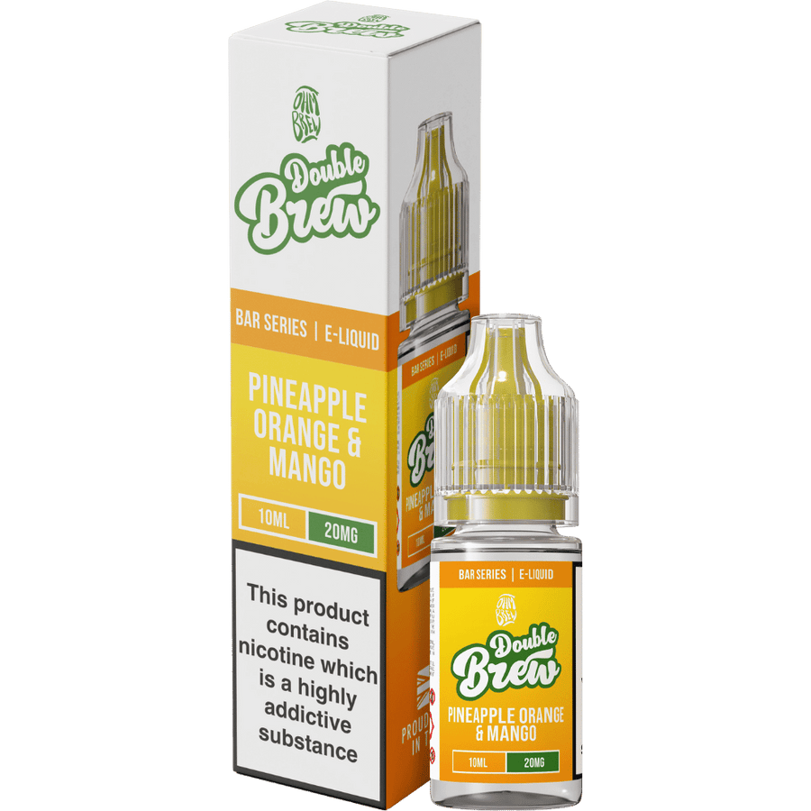 Ohm Brew Double Brew Pineapple Mango Orange nic salt e-liquid