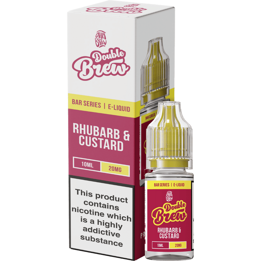 Ohm Brew Double Brew Rhubarb Custard nic salt e-liquid