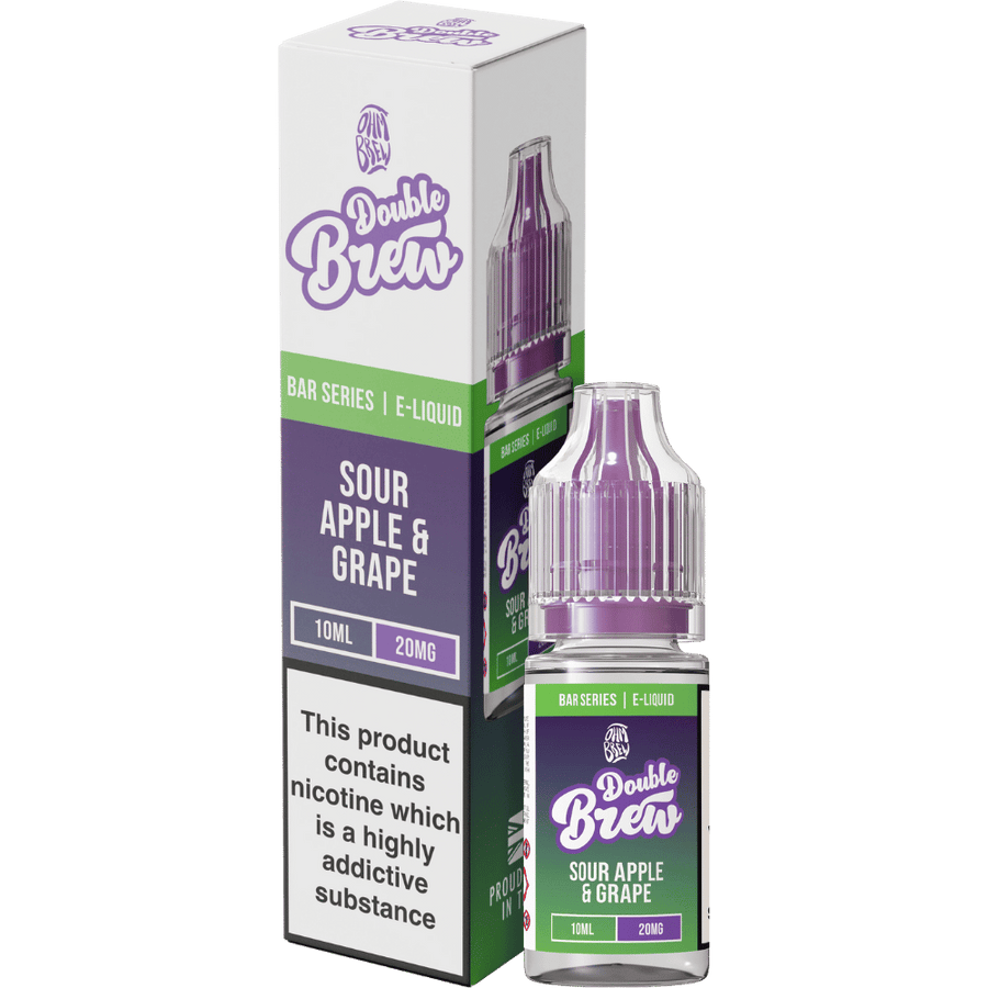 Ohm Brew Double Brew Sour Apple Grape nic salt e-liquid