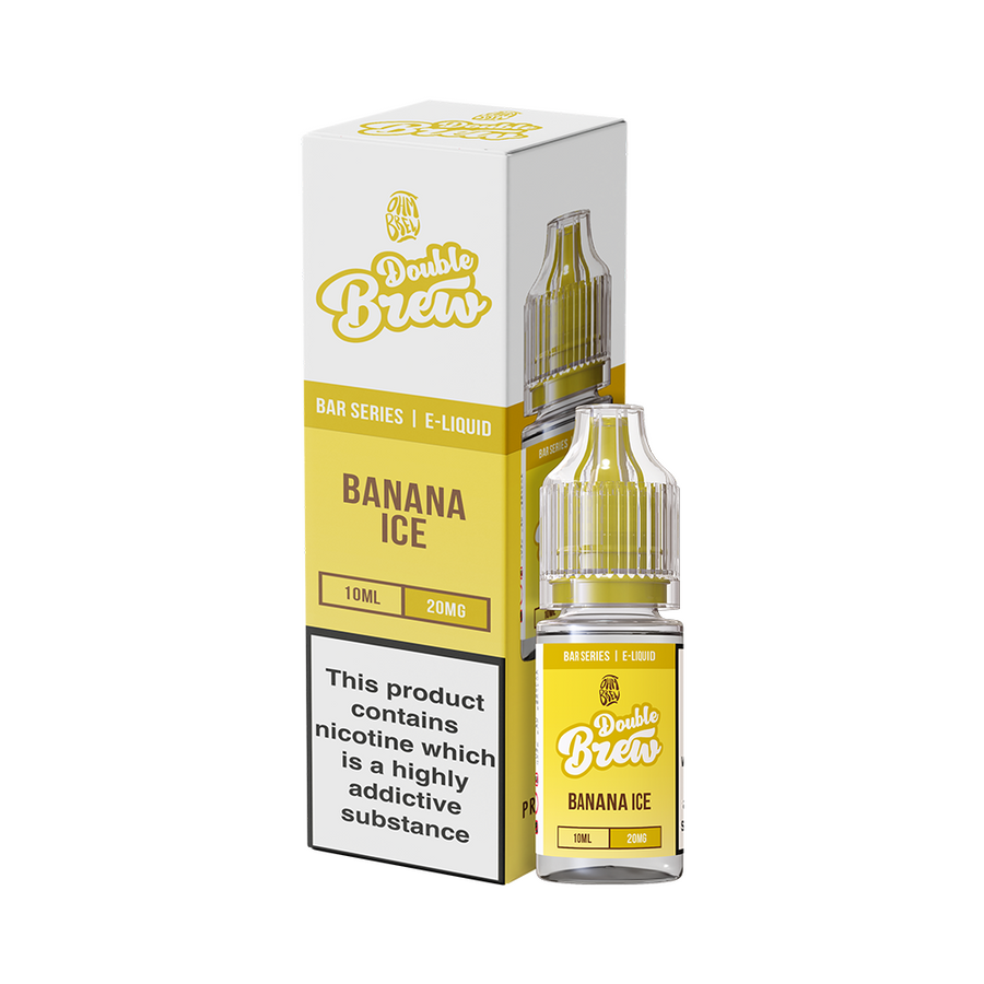 Ohm Brew Double Brew Banana Ice nic salt e-liquid