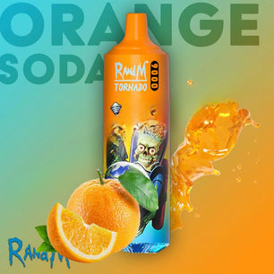 R&M 9000 Puffs Orange Sode - Vape 7 Store