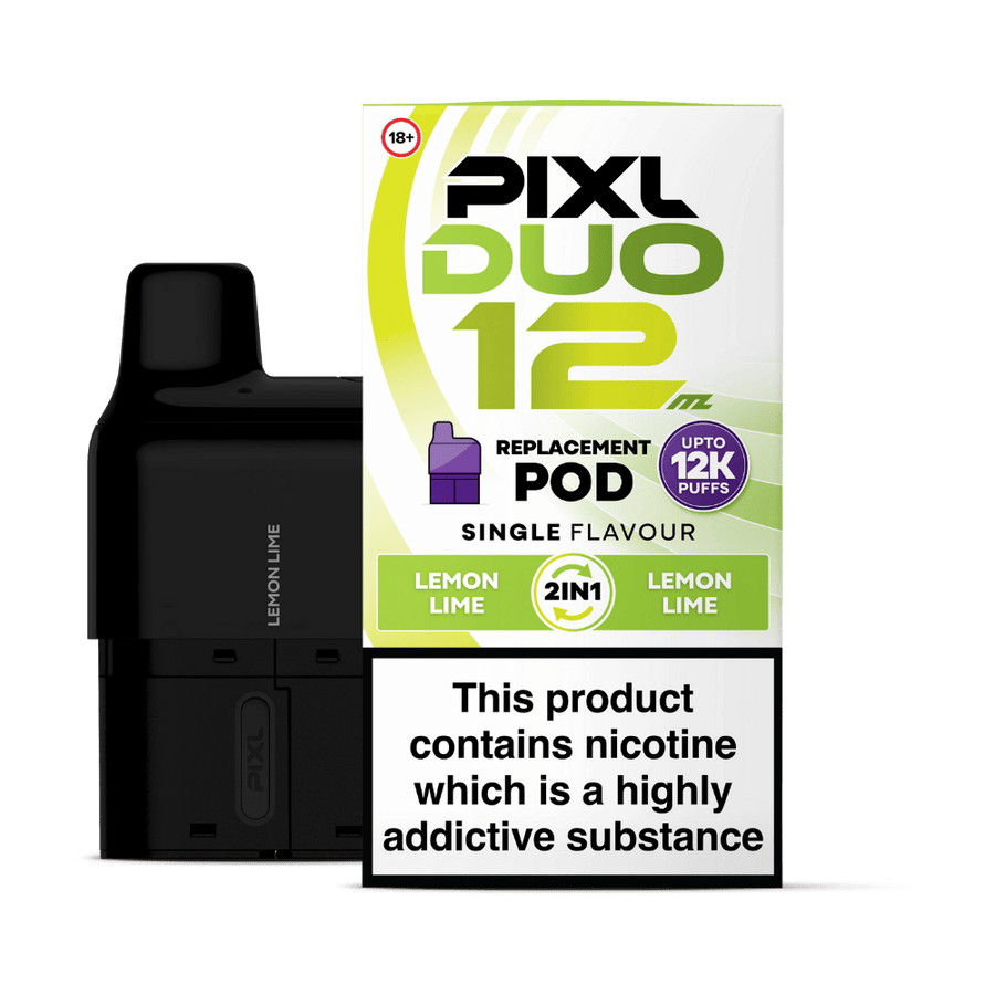 PIXL Duo 12 Lemon & Lime prefilled pod vape kit