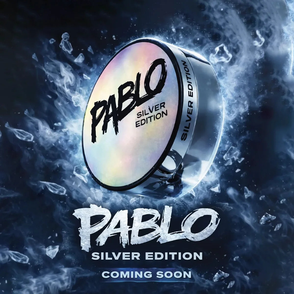Pablo Nicotine Pouches Spearmint Silver UK
