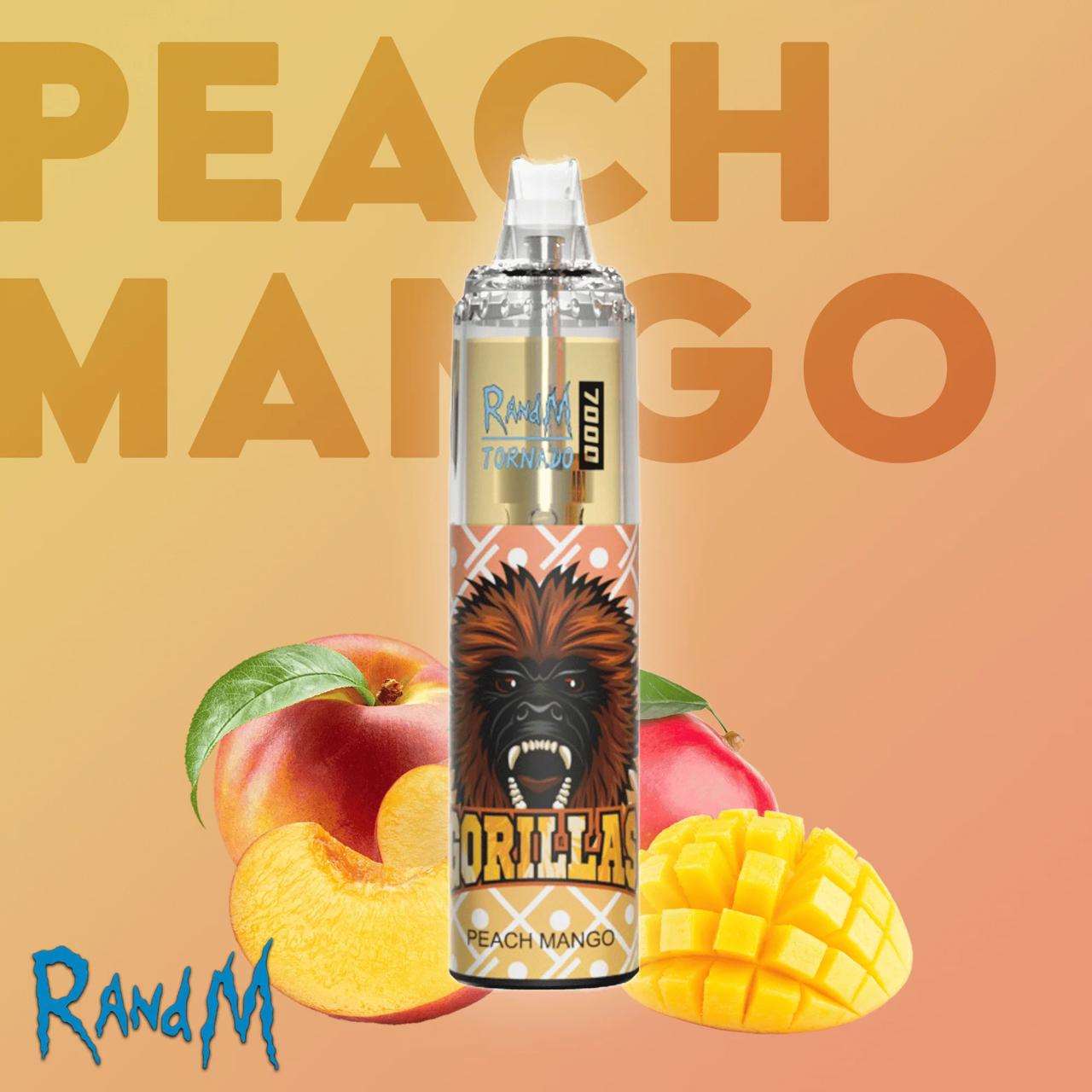 R&M Tornado Peach Mango 7000 Puffs - Vape 7 Store