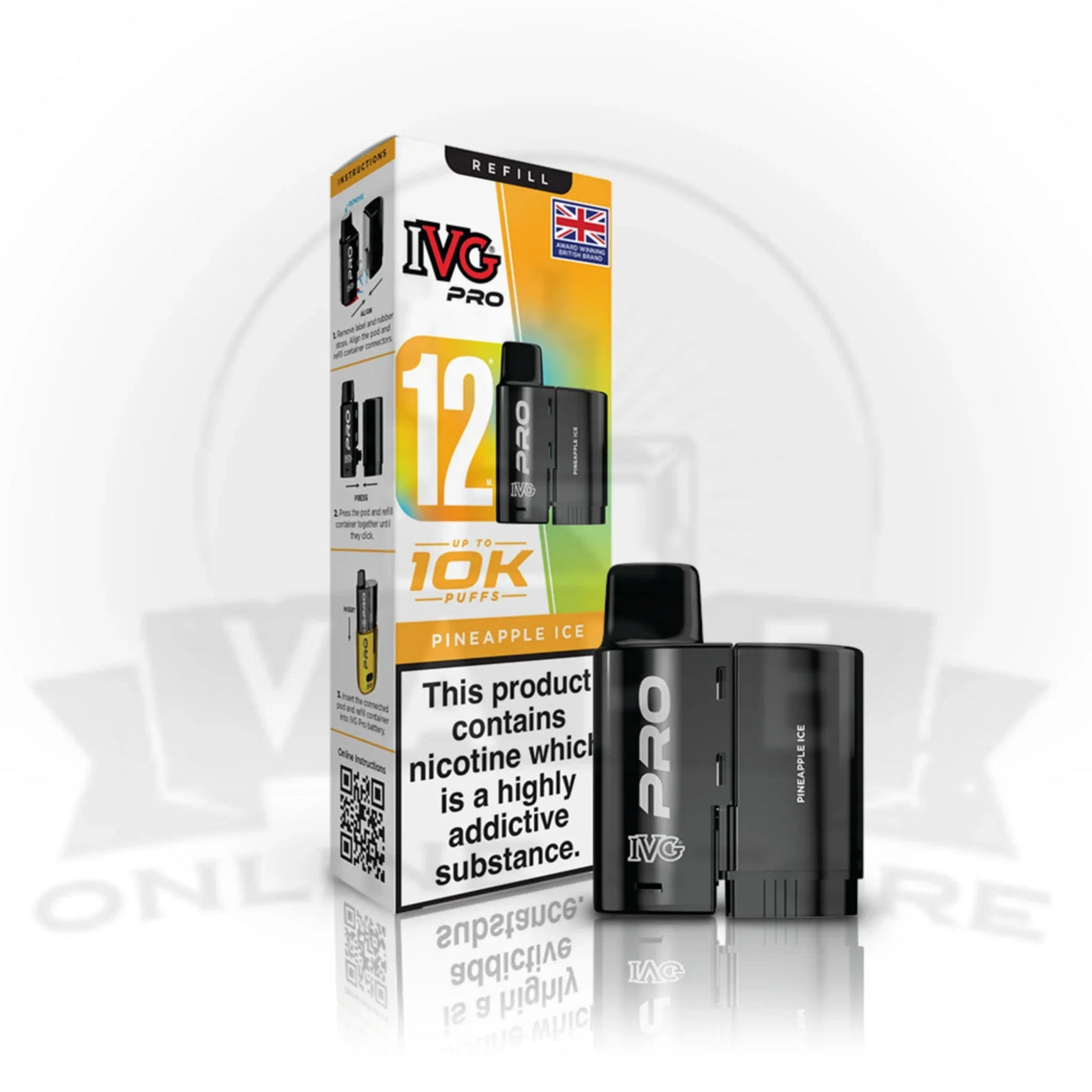 IVG Pro 12 Pineapple Ice prefilled pod vape kit