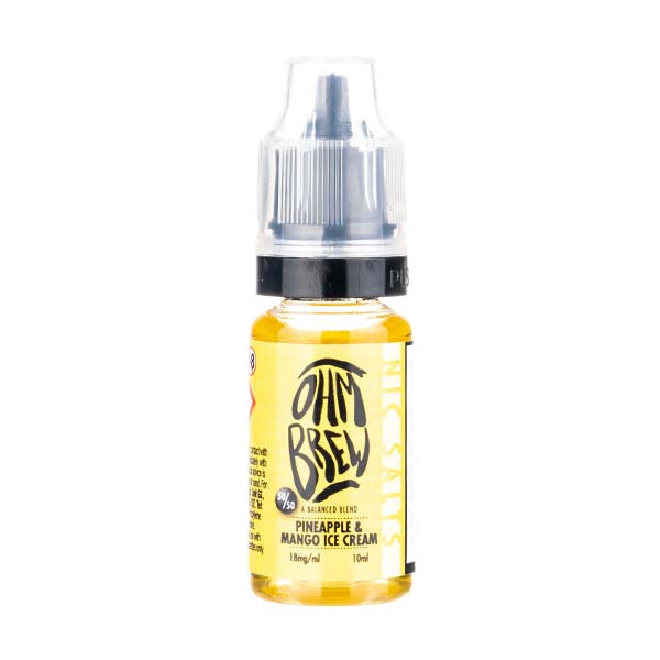 Ohm Brew Nic Salt Pineapple Mango Ice Cream nic salt e-liquid