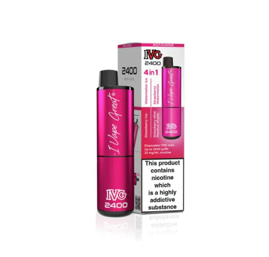 IVG 4in1 Pink Edition (4 in 1) 2400 Puffs - Vape 7 Store